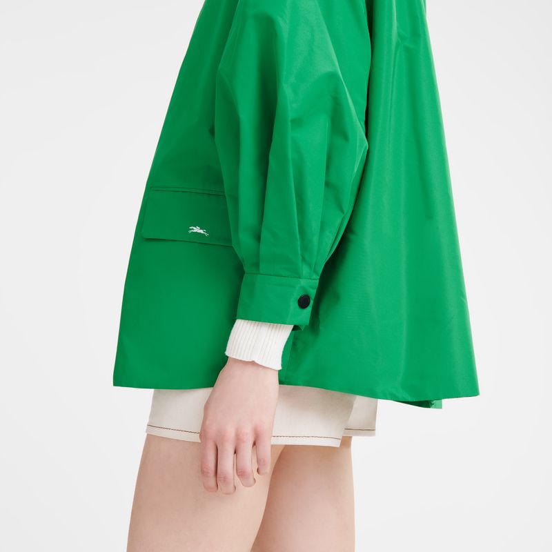 Longchamp Kimono Women Jacket Green | Australia-176XPMCHI