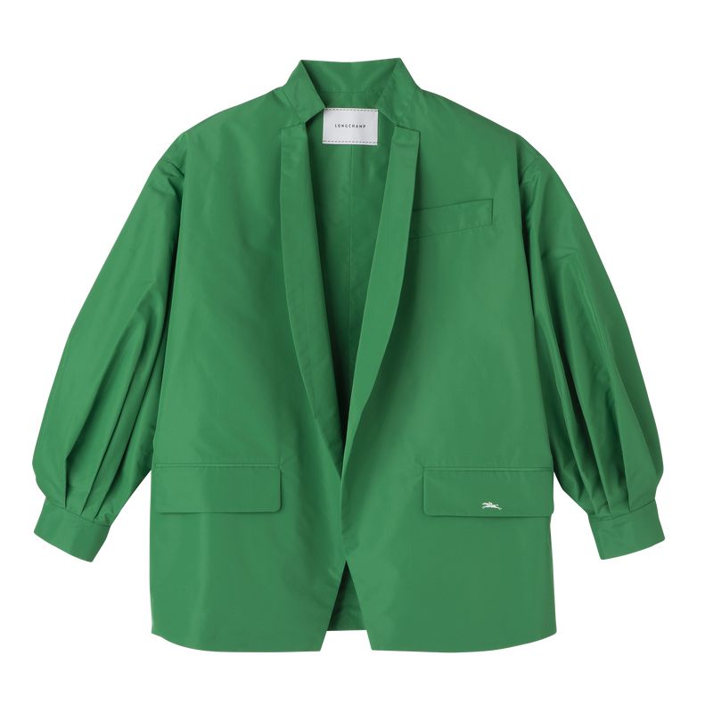 Longchamp Kimono Women Jacket Green | Australia-176XPMCHI