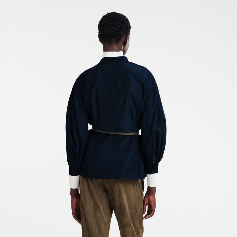 Longchamp Kimono Women Jacket Navy | Australia-931KUGVDA