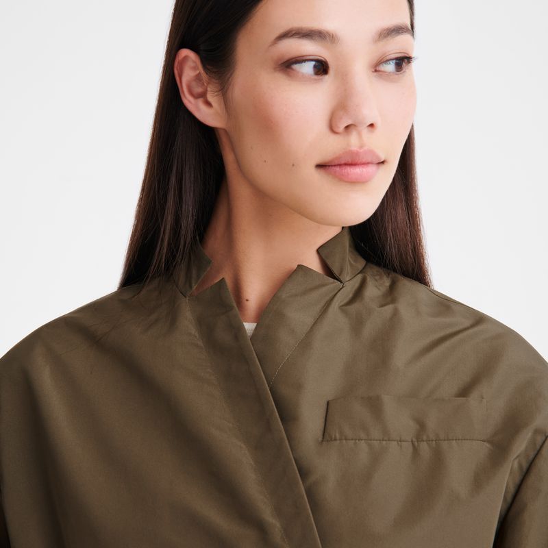 Longchamp Kimono Women Jacket Olive | Australia-038YJOFGU