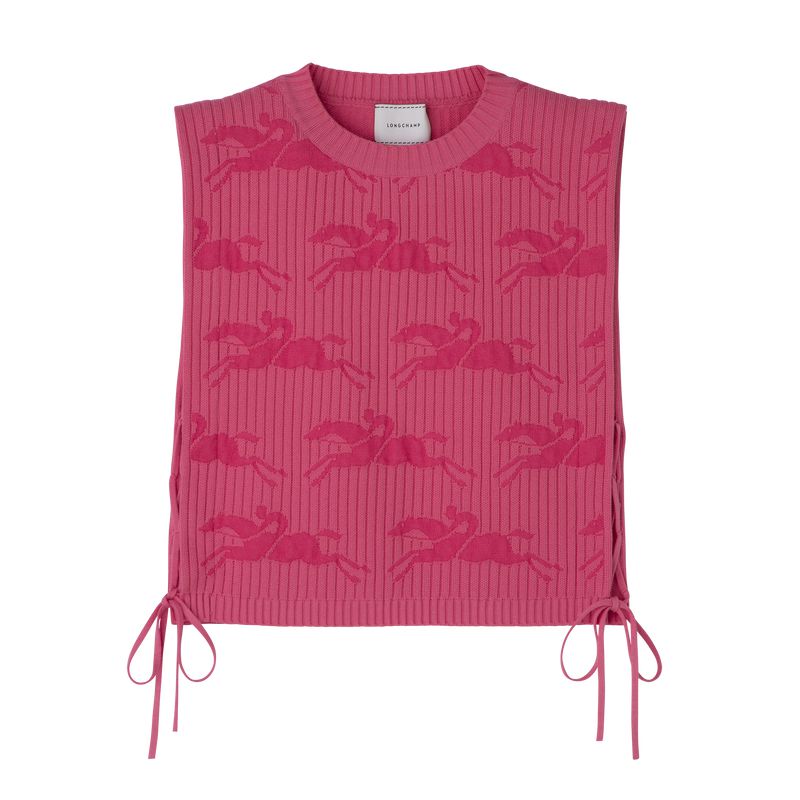 Longchamp Knit Women Top Pink | Australia-496QHXZOK