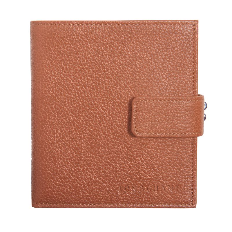 Longchamp Le Foulonné Compact Women Wallet Brown | Australia-215XOFHWB