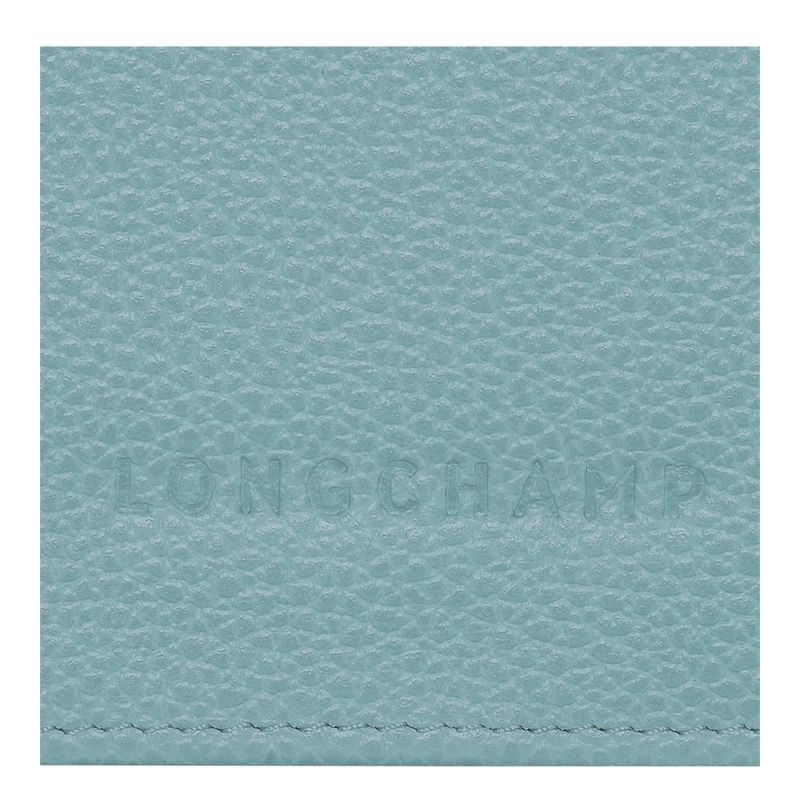 Longchamp Le Foulonné Continental Women Wallet Blue | Australia-973RTUYAM