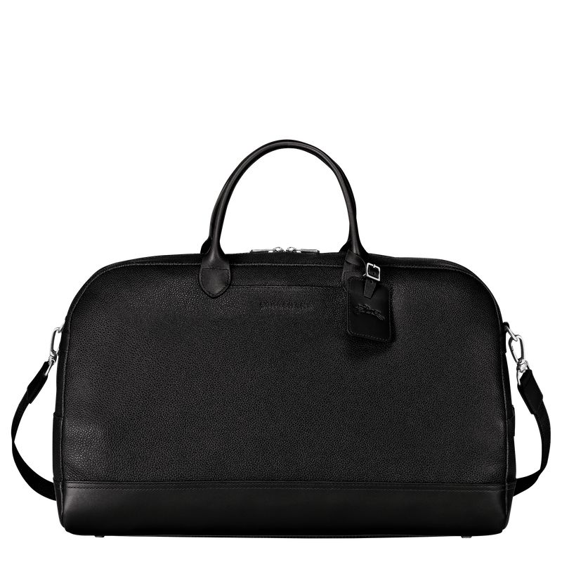 Longchamp Le Foulonné L Men Travel Bag Black | Australia-231RGTYFW