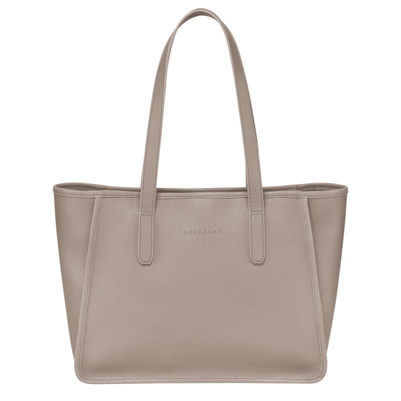 Longchamp Le Foulonné L Women Tote Bag Beige | Australia-456WHSMIB