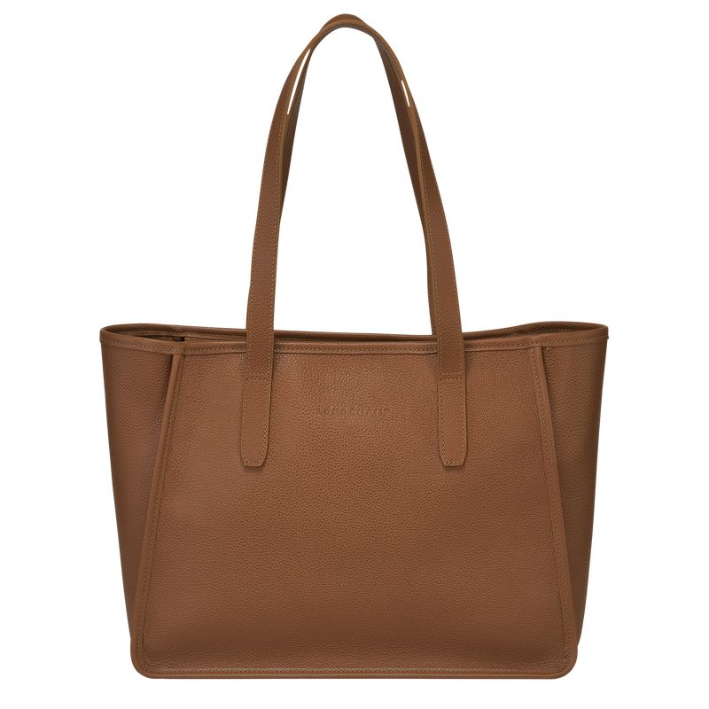 Longchamp Le Foulonné L Women Tote Bag Brown | Australia-563YEGUDO