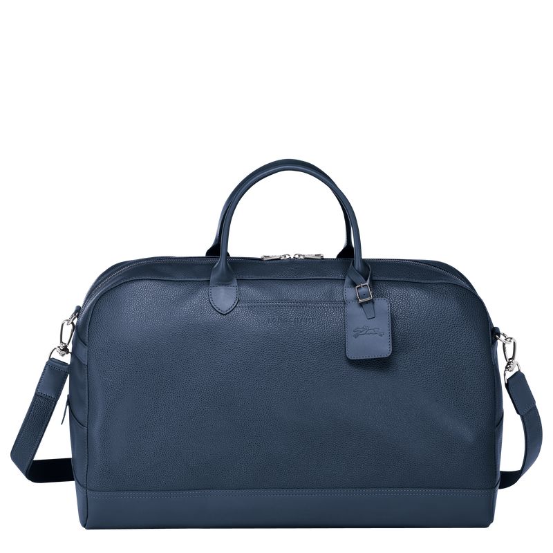 Longchamp Le Foulonné L Women Travel Bag Navy | Australia-084HVBGYK