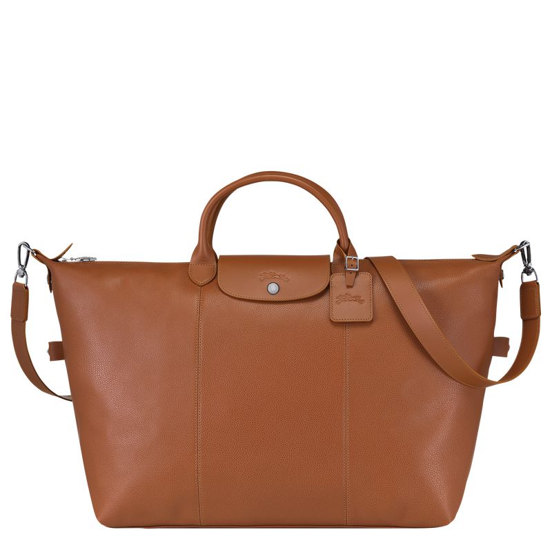 Longchamp Le Foulonné L Women Travel Bag Brown | Australia-381XQPVEA