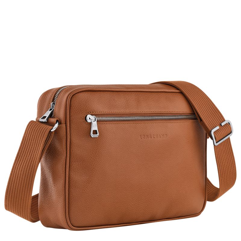 Longchamp Le Foulonné M Camera Men Crossbody Bag Brown | Australia-842RVMOLH