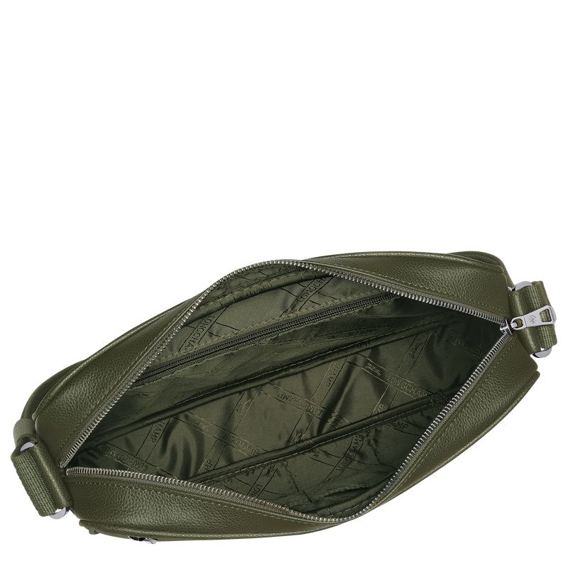 Longchamp Le Foulonné M Camera Men Crossbody Bag Khaki | Australia-309YMUPJG