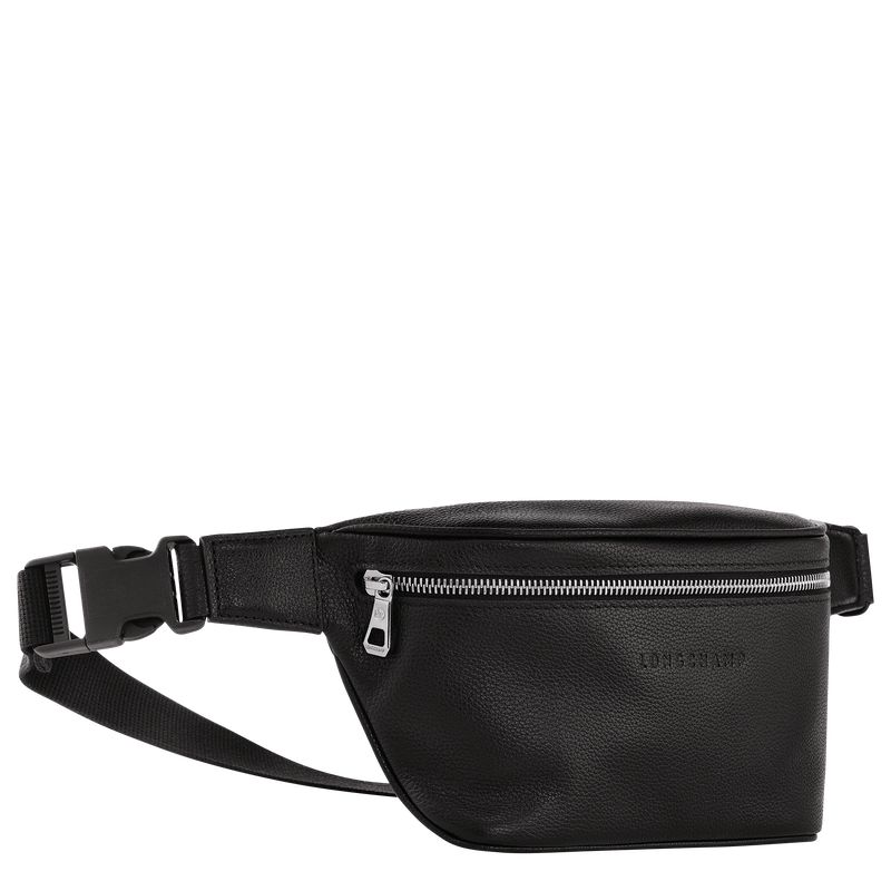 Longchamp Le Foulonné M Men Belt Bag Black | Australia-876UMPNJE