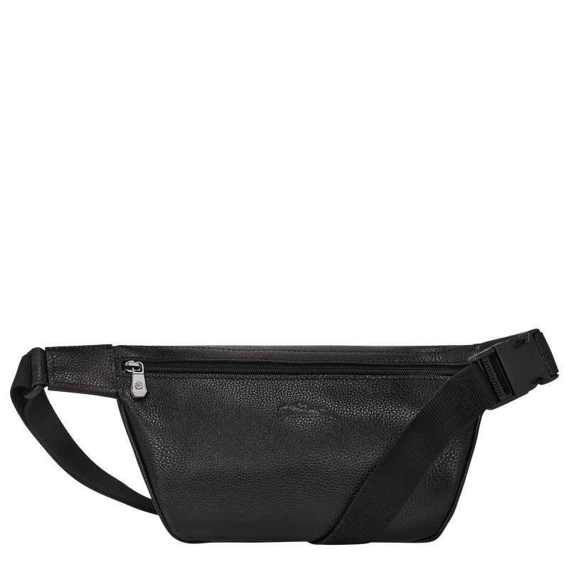 Longchamp Le Foulonné M Men Belt Bag Black | Australia-876UMPNJE