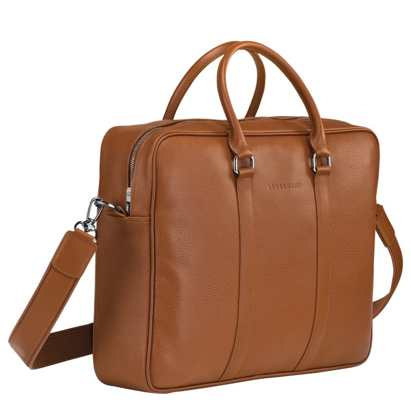 Longchamp Le Foulonné M Women Briefcase Brown | Australia-651IOMCDB