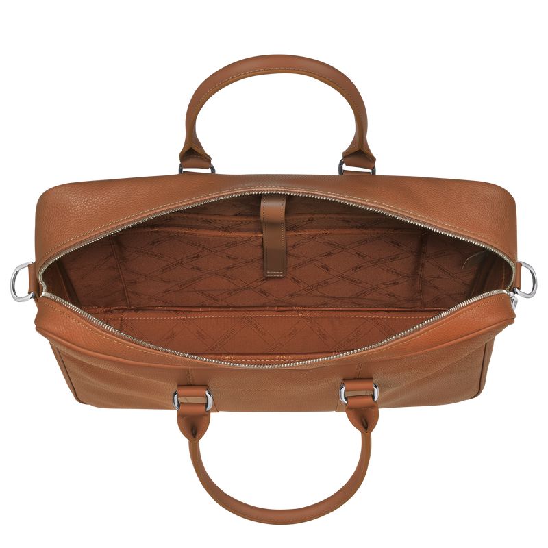 Longchamp Le Foulonné M Women Briefcase Brown | Australia-651IOMCDB