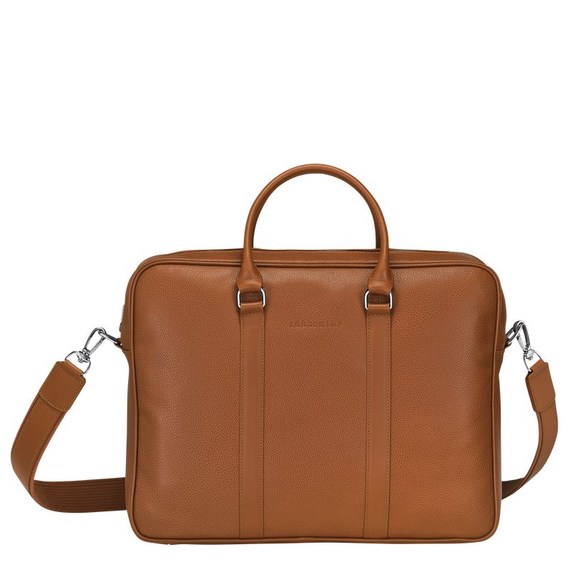 Longchamp Le Foulonné M Women Briefcase Brown | Australia-651IOMCDB