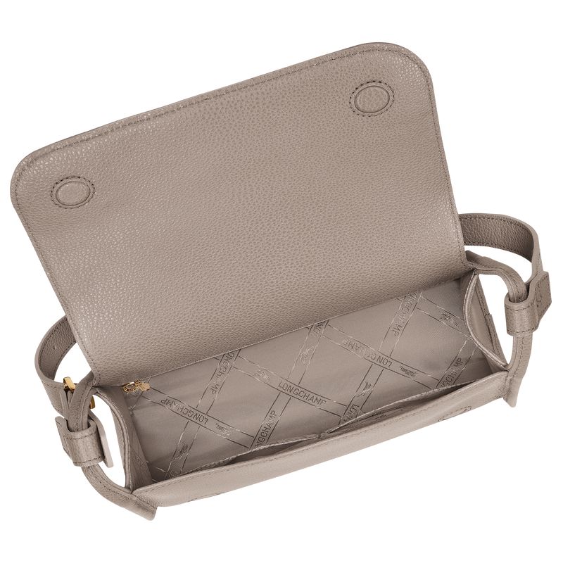 Longchamp Le Foulonné M Women Crossbody Bag Grey | Australia-916ZKELRJ