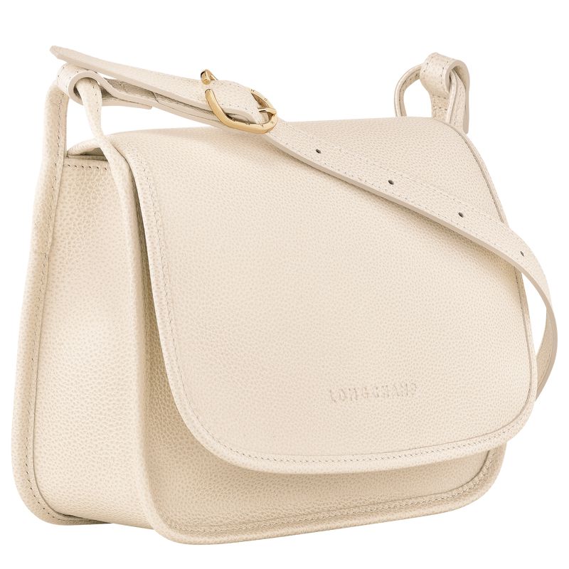 Longchamp Le Foulonné M Women Crossbody Bag Beige | Australia-019TYMEPW