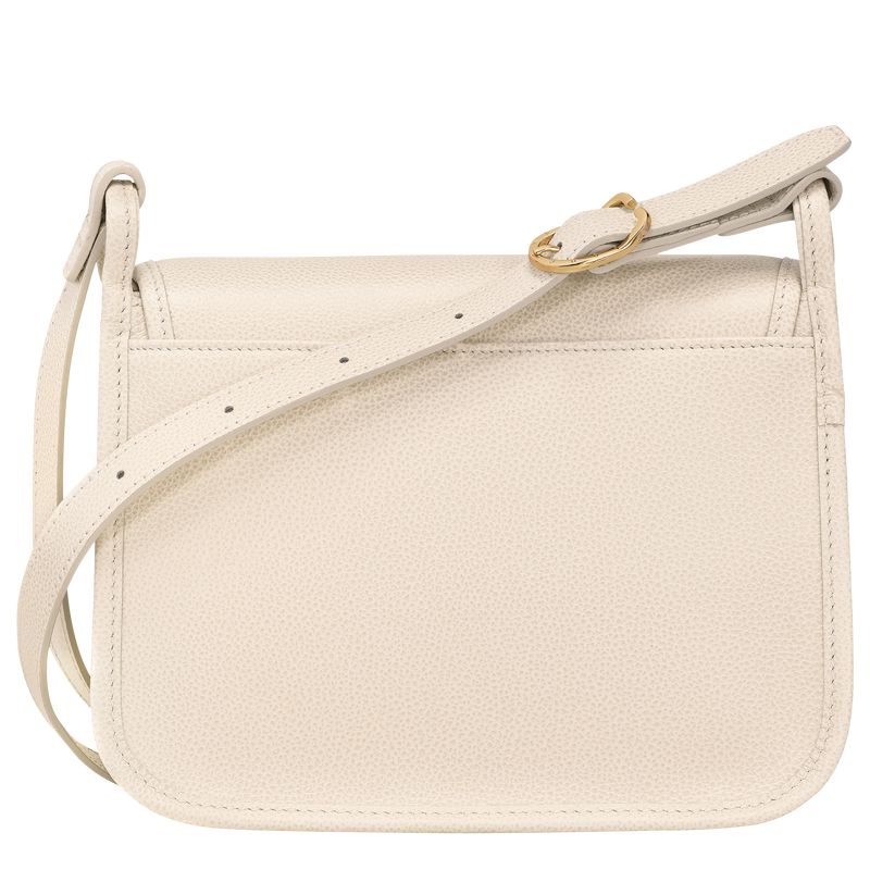 Longchamp Le Foulonné M Women Crossbody Bag Beige | Australia-019TYMEPW