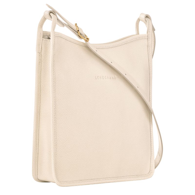 Longchamp Le Foulonné M Women Crossbody Bag Beige | Australia-945GIWRZD
