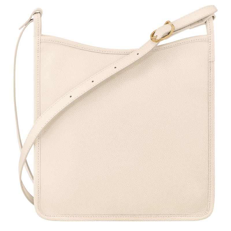 Longchamp Le Foulonné M Women Crossbody Bag Beige | Australia-945GIWRZD