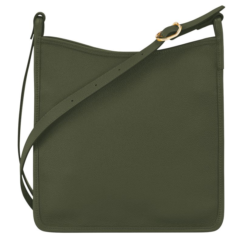 Longchamp Le Foulonné M Women Crossbody Bag Khaki | Australia-491TXBCIA
