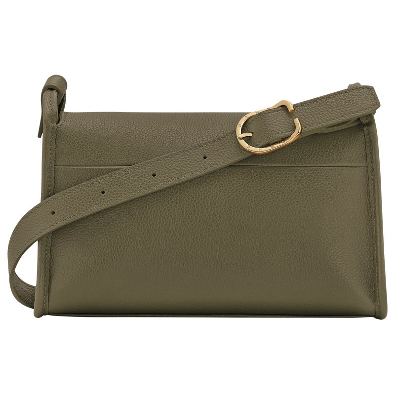 Longchamp Le Foulonné M Women Crossbody Bag Khaki | Australia-308RXPBTD