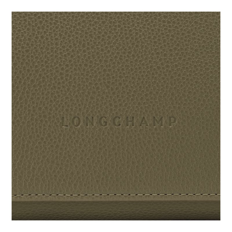 Longchamp Le Foulonné M Women Crossbody Bag Khaki | Australia-308RXPBTD