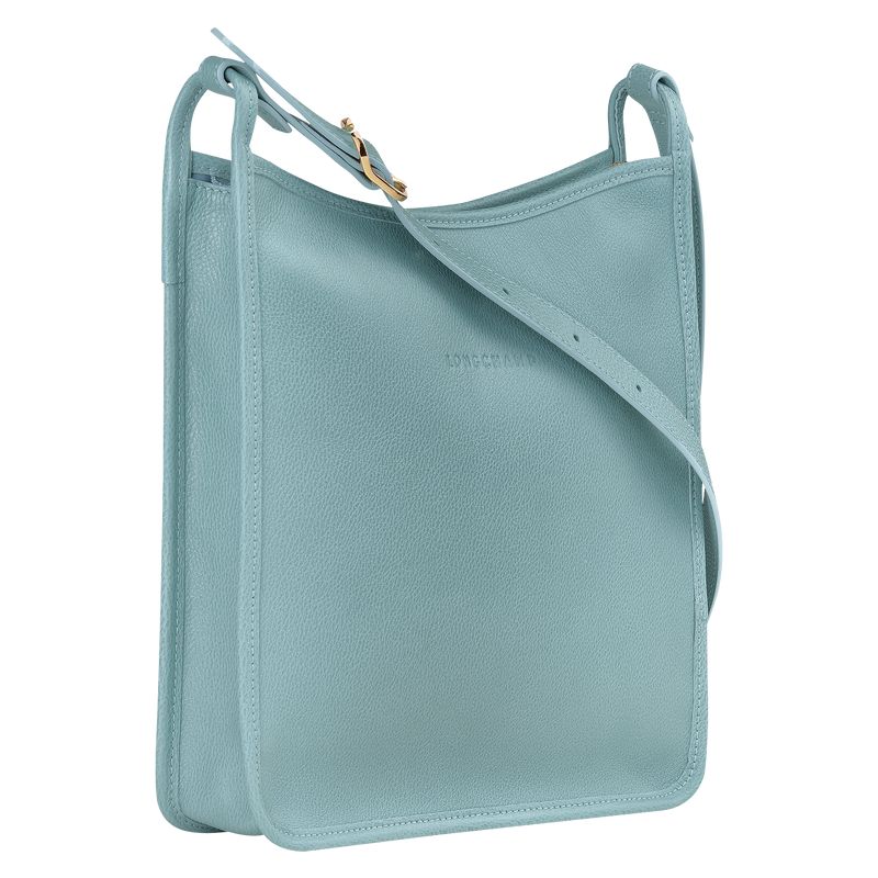 Longchamp Le Foulonné M Women Crossbody Bag Blue | Australia-237ICGHAS