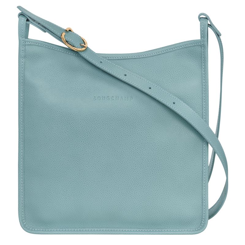 Longchamp Le Foulonné M Women Crossbody Bag Blue | Australia-237ICGHAS