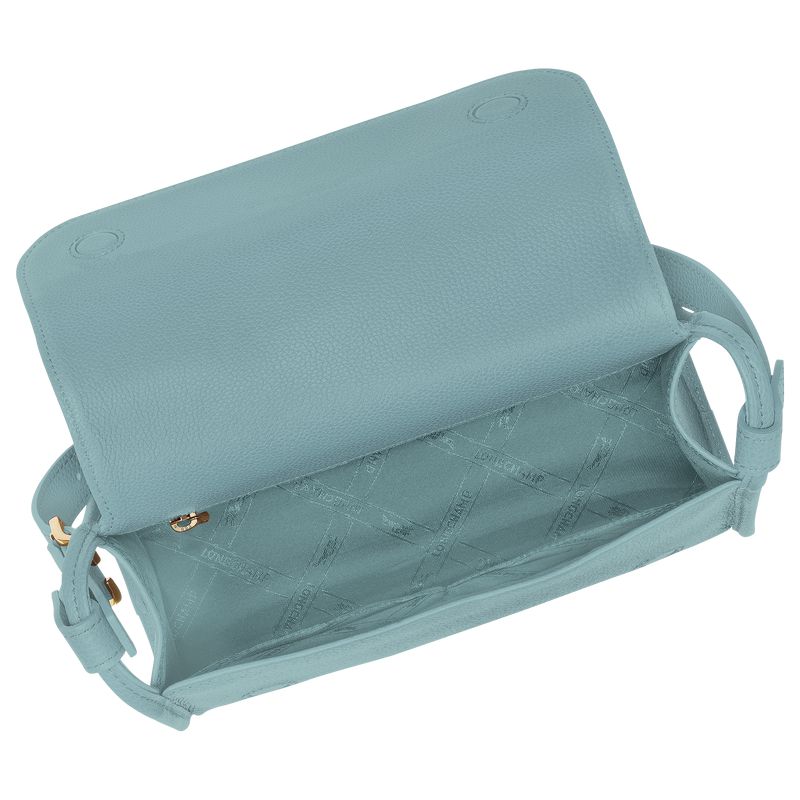 Longchamp Le Foulonné M Women Crossbody Bag Blue | Australia-643XDEPJF