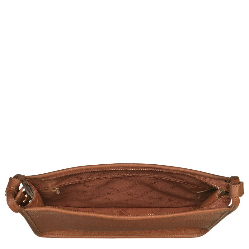 Longchamp Le Foulonné M Women Crossbody Bag Brown | Australia-650QCZIDV