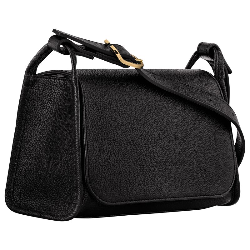 Longchamp Le Foulonné M Women Crossbody Bag Black | Australia-129VNZJLO