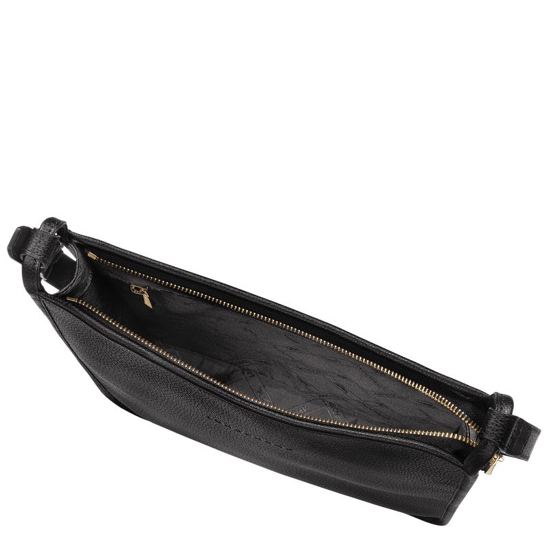 Longchamp Le Foulonné M Women Crossbody Bag Black | Australia-251HVXGJC