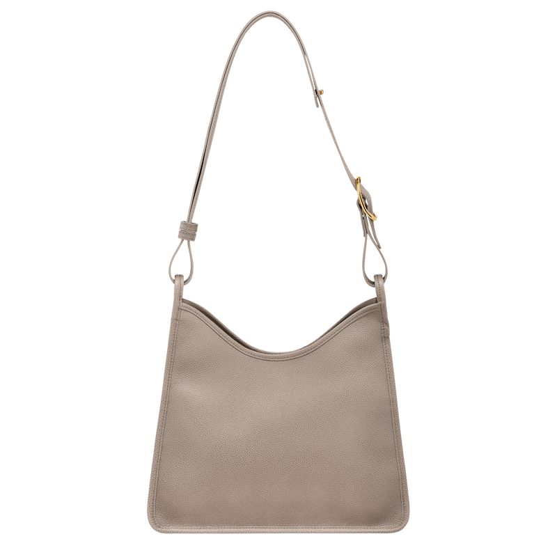 Longchamp Le Foulonné M Women Hobo Bag Grey | Australia-290BFOVHU