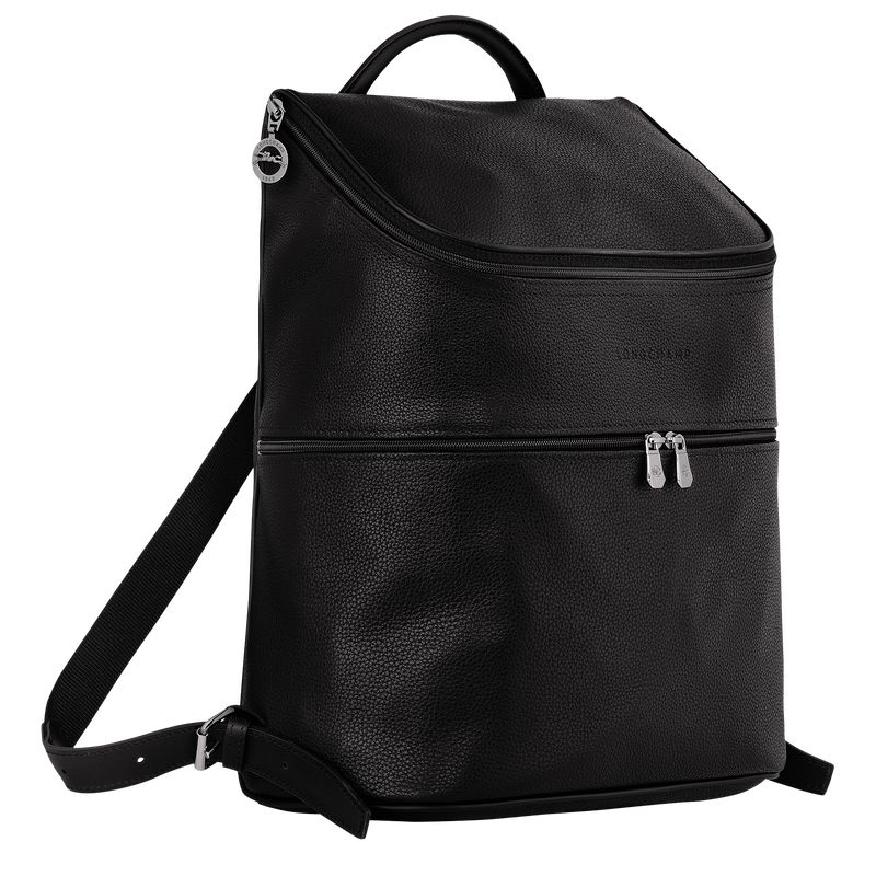 Longchamp Le Foulonné Men Backpack Black | Australia-298AECSLR