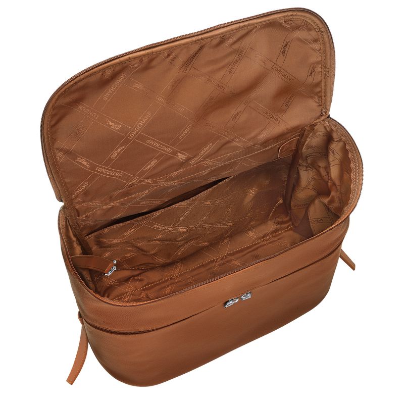Longchamp Le Foulonné Men Backpack Brown | Australia-892JEKPGI