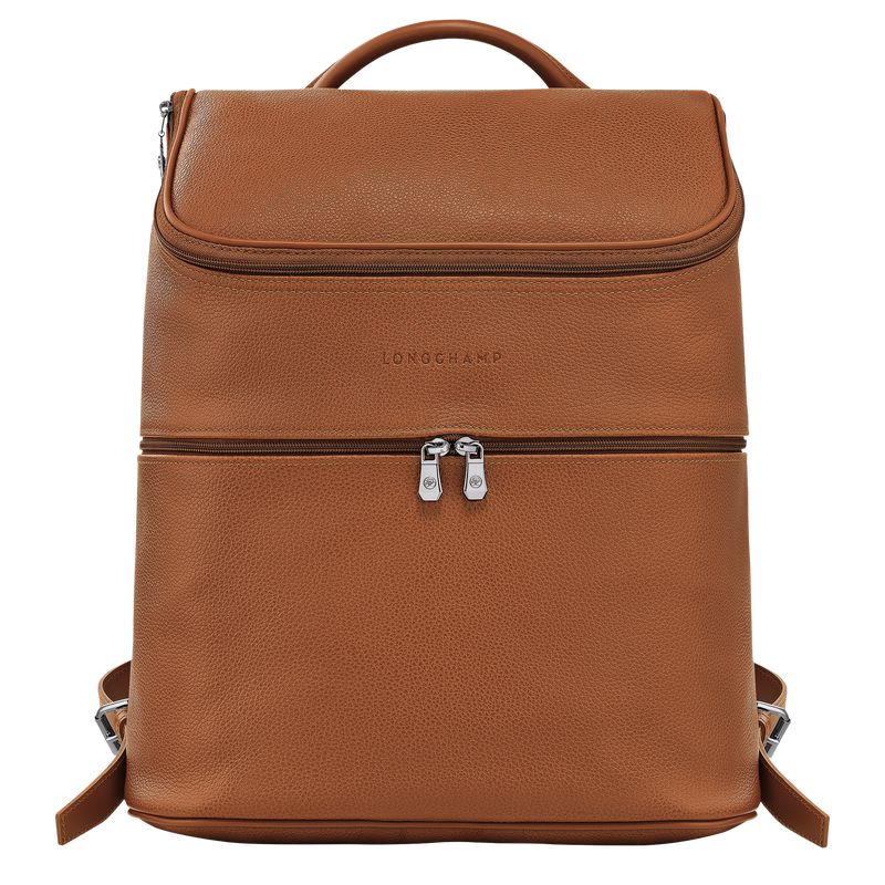 Longchamp Le Foulonné Men Backpack Brown | Australia-892JEKPGI