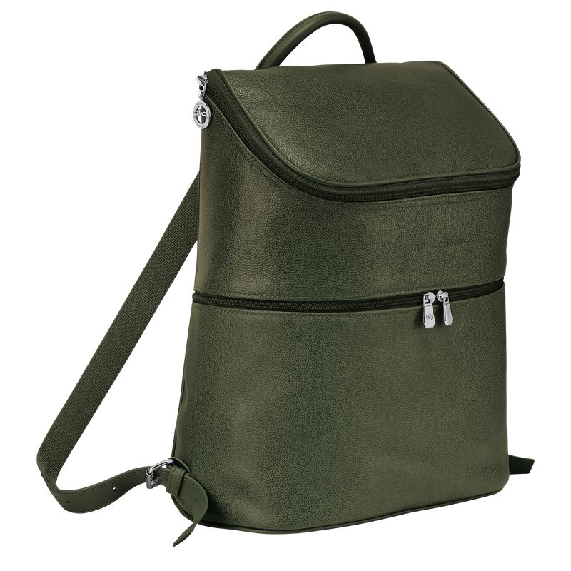 Longchamp Le Foulonné Men Backpack Khaki | Australia-691CKSRZA