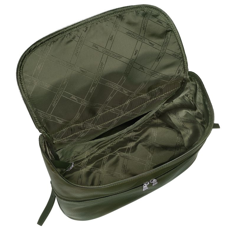 Longchamp Le Foulonné Men Backpack Khaki | Australia-691CKSRZA