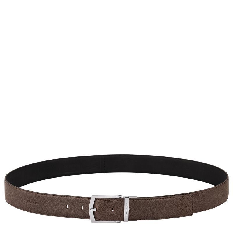 Longchamp Le Foulonné Men Belt Beige / Black | Australia-781YIDGHZ