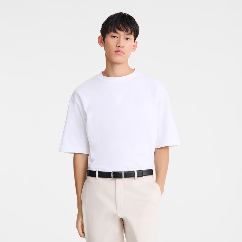 Longchamp Le Foulonné Men Belt Black | Australia-104TANQZJ