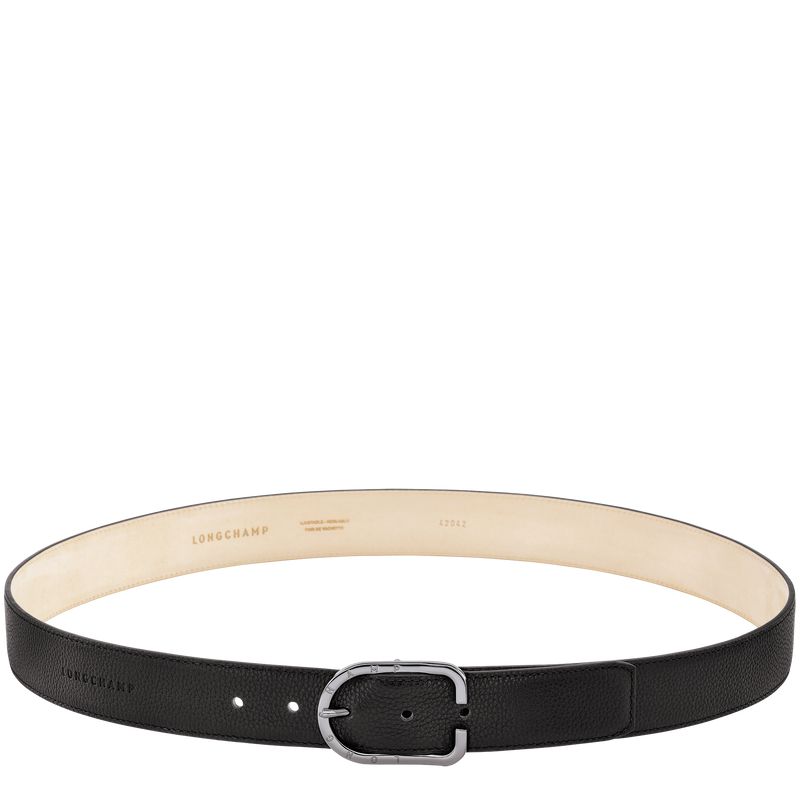 Longchamp Le Foulonné Men Belt Black | Australia-972PJOECU