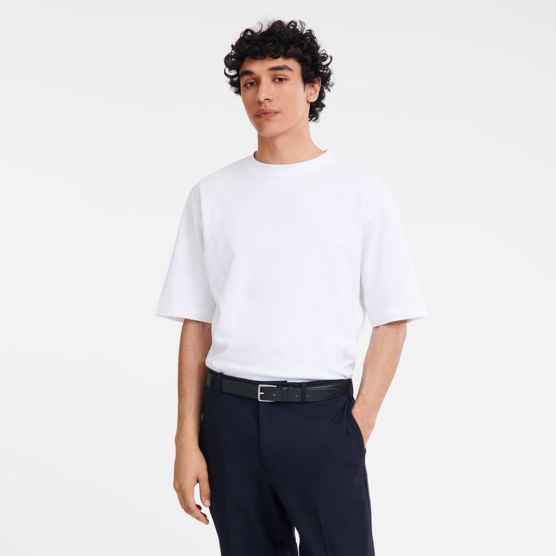 Longchamp Le Foulonné Men Belt Black | Australia-972QZXICA