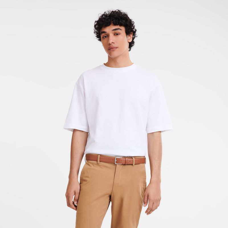 Longchamp Le Foulonné Men Belt Brown | Australia-082VFIJTB