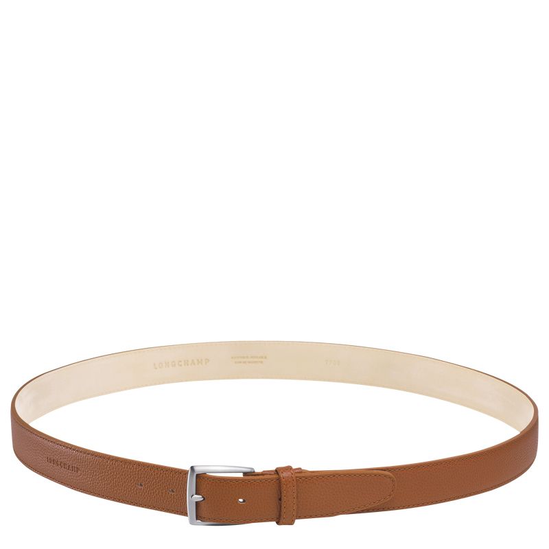 Longchamp Le Foulonné Men Belt Brown | Australia-082VFIJTB