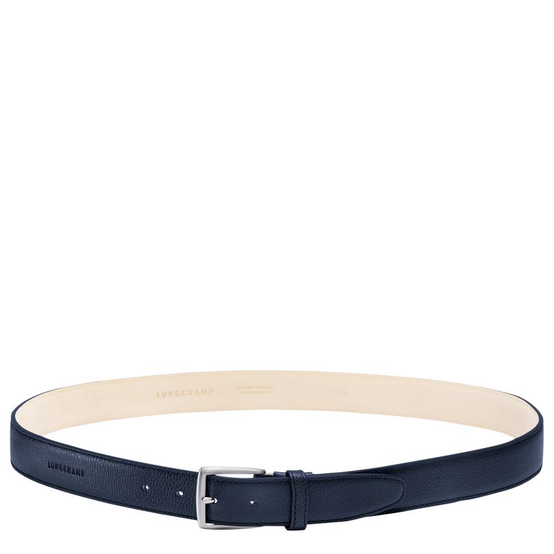 Longchamp Le Foulonné Men Belt Navy | Australia-108EYFTNG