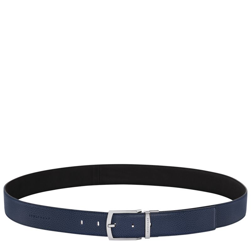 Longchamp Le Foulonné Men Belt Navy / Black | Australia-679UAGPSZ