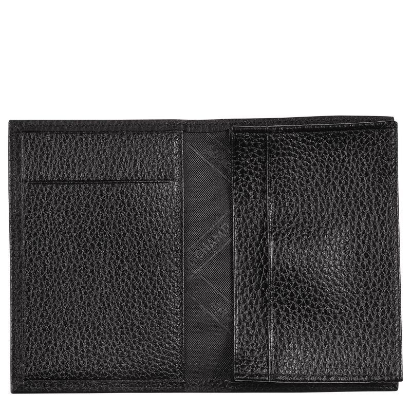 Longchamp Le Foulonné Men Card Holder Black | Australia-389BLOTDV