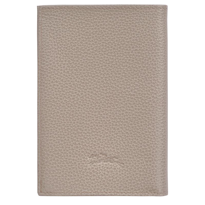 Longchamp Le Foulonné Men Passport Holder Beige | Australia-984SNMERW