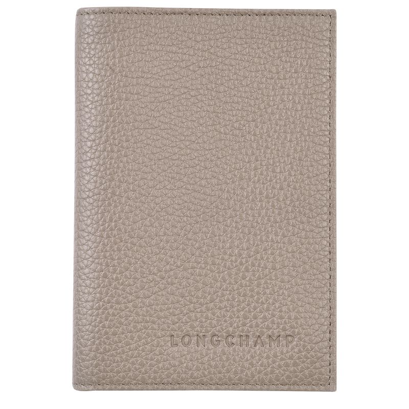 Longchamp Le Foulonné Men Passport Holder Beige | Australia-984SNMERW